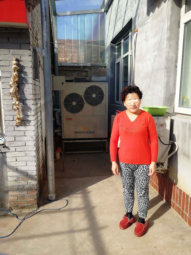 超低温空气源热泵厂家石槽村*登奎家百平米案例